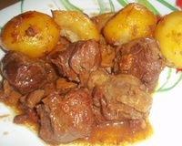 Joue de porc à la bière et au miel