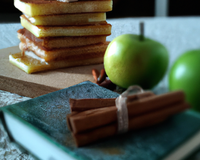 Bricks pommes vertes et cannelle