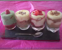 Farandole de verrines de tiramisu