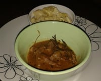 Bœuf à la sauce arachide