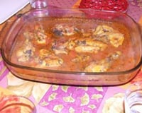 Cuisses de poulet au four