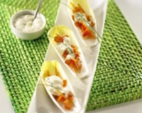 Apéro frais de légumes sauce Reblochon