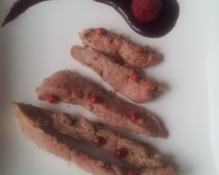 Une recette simple, et fraiche, agréable en toutes saisons, ou les mélanges de saveurs fruitées, et acidulées viennentse télescoper harmonieusement.