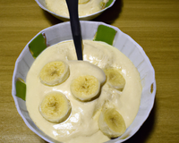 Bananes à la crème de coco