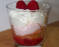 Framboise, mascarpone at chantilly