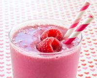 Un smoothie aux framboises tout en douceur !