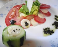 Salade tomate - cœur de palmier