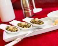 Lentilles aux noix de Saint-Jacques