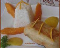poisson farci à la mangue avec sauce à l'orange