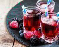 Cocktail aux fruits rouges