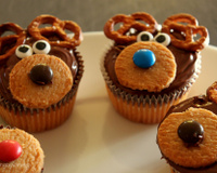 Cupcakes rennes du père Noël