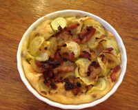 Clafoutis léger de courgettes