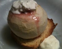 Pomme sur sa brioche