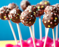 Cake pops façon fondant au chocolat