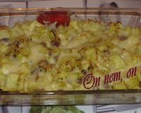 Gratin de chou blanc au curry et aux raisins