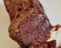 Fondant crème de marrons et chocolat, sans farine