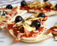 Pita-pizza façon 4 saisons