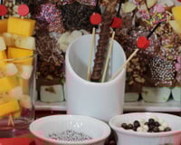 Autour d'une fondue de chocolat