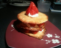 Feulleté de fraises gariguette