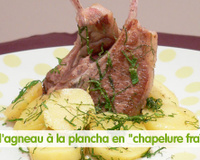 Côtes d'agneau à la plancha en 'chapelure fraîcheur'