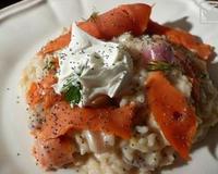 Risotto savoureux, coloré et raffiné
