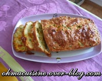 Cake petits pois chorizo