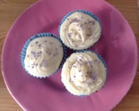 Cupcakes chocolat blanc-pépites Reese's