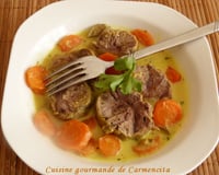 Filet mignon de porc poivré au lait de coco