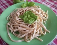 Pâtes au pesto de basilic