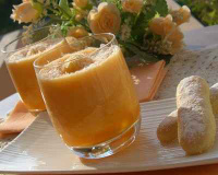 Verrine de melon à la noix de coco