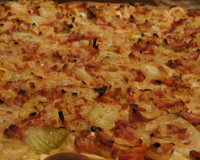 FLAMMEKUECHE (Tarte à l'oignon)