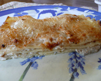 Lasagnes fromages et noix