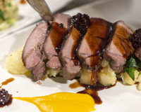 Cuissot de sanglier rôti