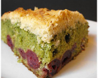 Coffee cake pistache & griottes