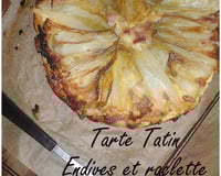 Tarte tatin aux endives, saveur raclette