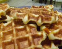 Gaufres de Liège au chocolat