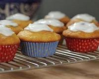 Cupcakes citron-bleuet.