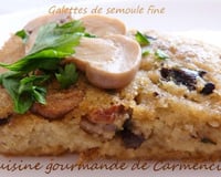 Galette de semoule de blé