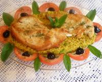 Filets de poulet habillés de Quinoa au curry.
