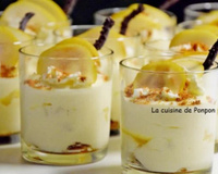 Tiramisu aux poires flambées à la liqueur de poires Williams et spéculoos