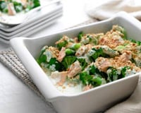 Gratin aux brocolis et au thon