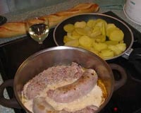 Andouillette à la chablisienne
