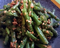 Haricots verts au sésame