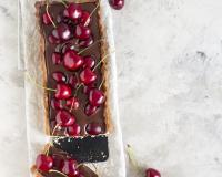 Tarte chocolat cerises