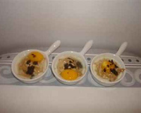 Petits poêlons aux œufs de caille et brisures de truffe