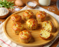 Muffins courgettes et lardons