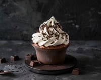 Crème au chocolat et viennoise ou chocolat liégeois