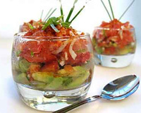 Avocat au crabe en verrine