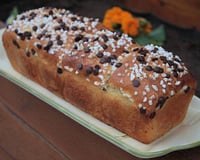 Brioche au levain et aux pépites de chocolat