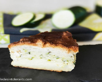 Gâteau aux courgettes sans gluten et sans lactose